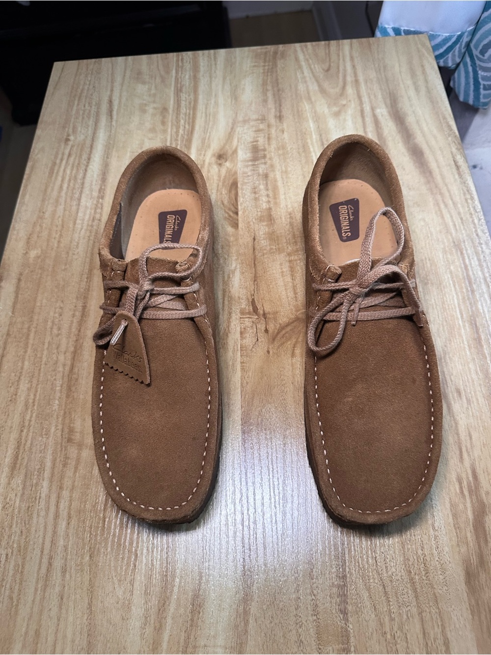 Men’s Suede Wallabee Lace Shoes - Brown